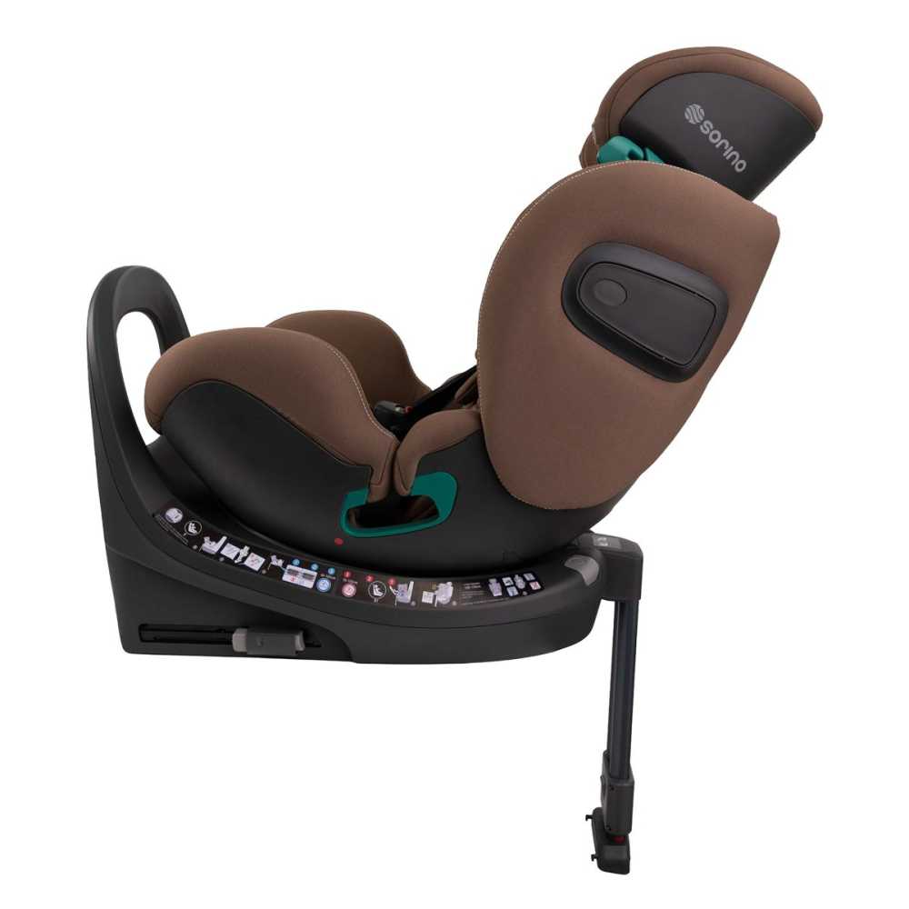 Automobilinė kėdutė Sorino Aurora, 40-150 cm, Chocolate-Automobilinės kėdutės, 0-36 kg-e-vaikas