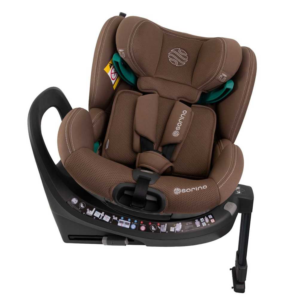 Automobilinė kėdutė Sorino Aurora, 40-150 cm, Chocolate-Automobilinės kėdutės, 0-36 kg-e-vaikas