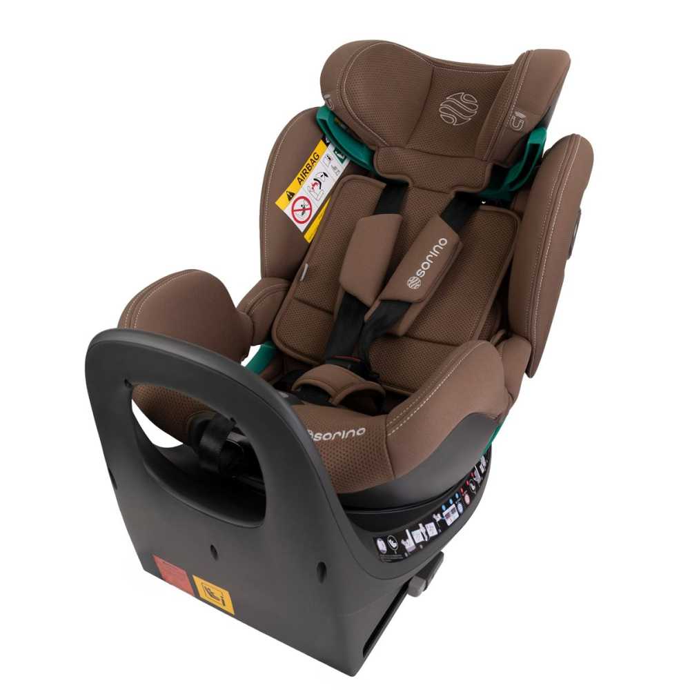 Automobilinė kėdutė Sorino Aurora, 40-150 cm, Chocolate-Automobilinės kėdutės, 0-36 kg-e-vaikas