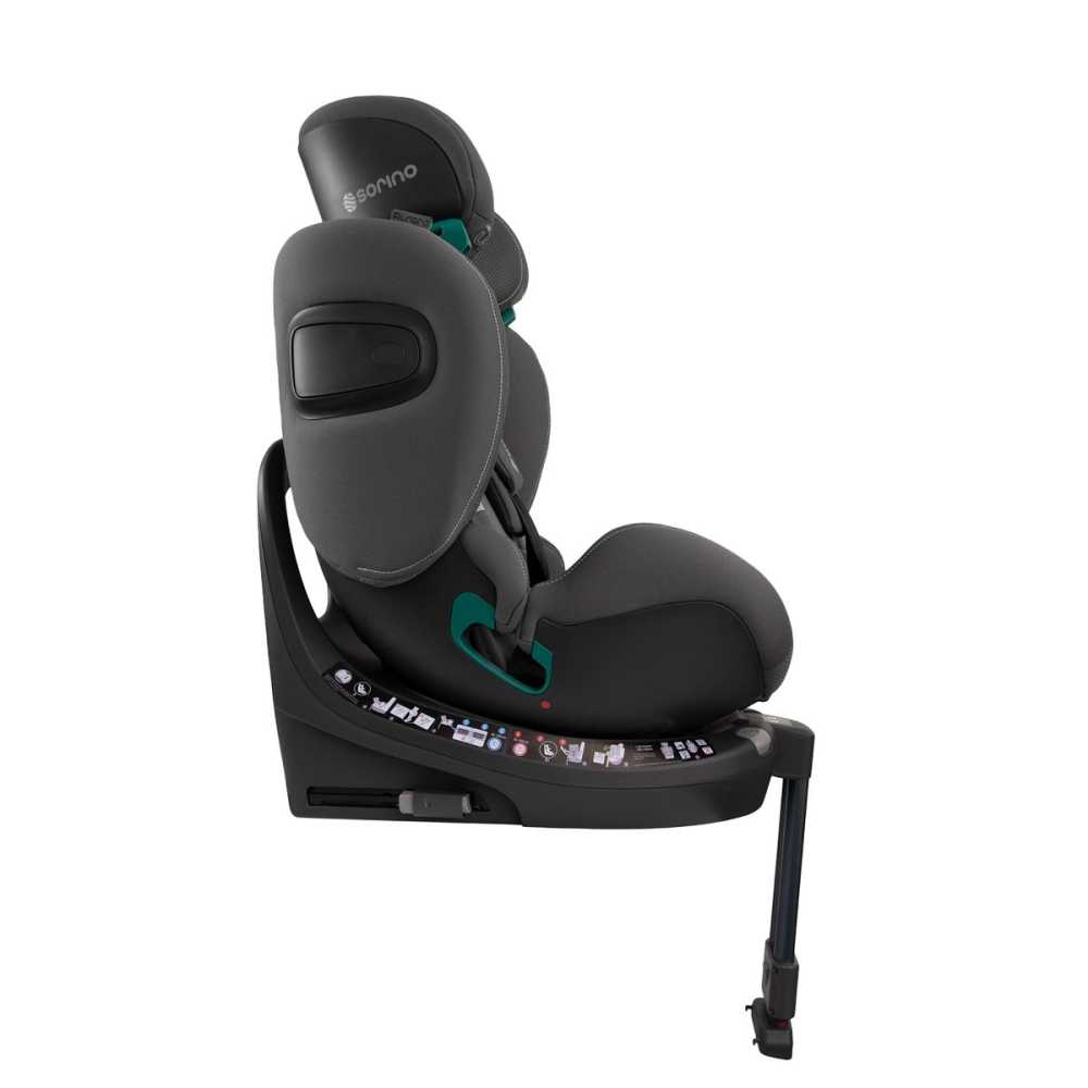 Automobilinė kėdutė Sorino Aurora, 40-150 cm, Grey-Automobilinės kėdutės, 0-36 kg-e-vaikas