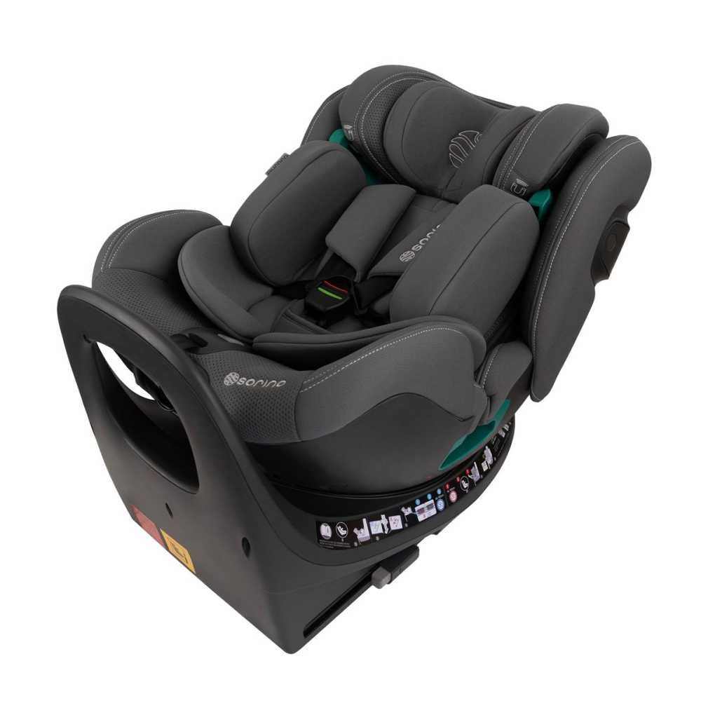 Automobilinė kėdutė Sorino Aurora, 40-150 cm, Grey-Automobilinės kėdutės, 0-36 kg-e-vaikas