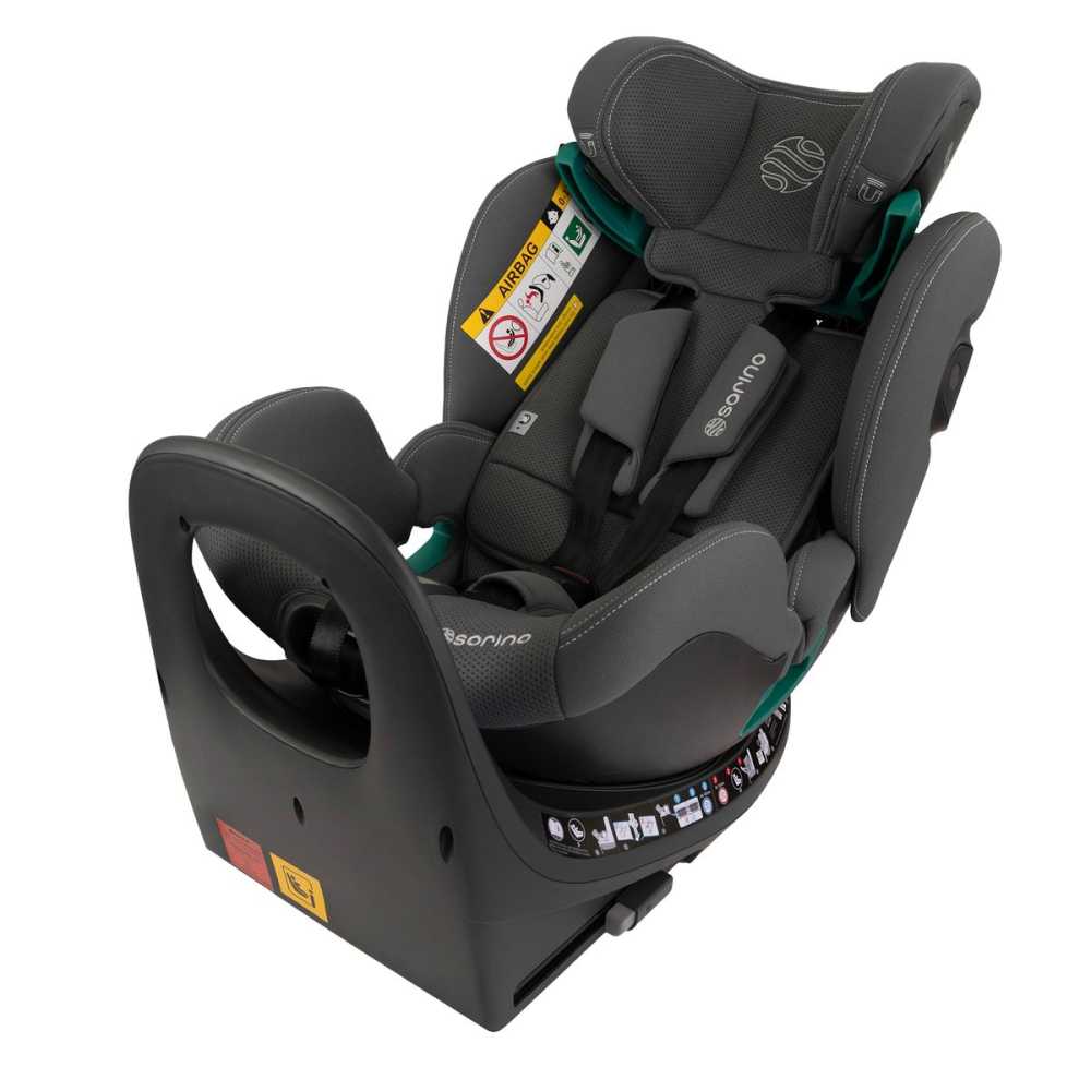 Automobilinė kėdutė Sorino Aurora, 40-150 cm, Grey-Automobilinės kėdutės, 0-36 kg-e-vaikas
