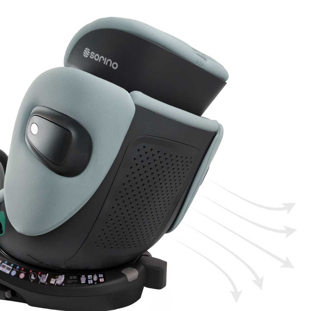 Automobilinė kėdutė Sorino Aurora, 40-150 cm, Mint-Automobilinės kėdutės, 0-36 kg-e-vaikas