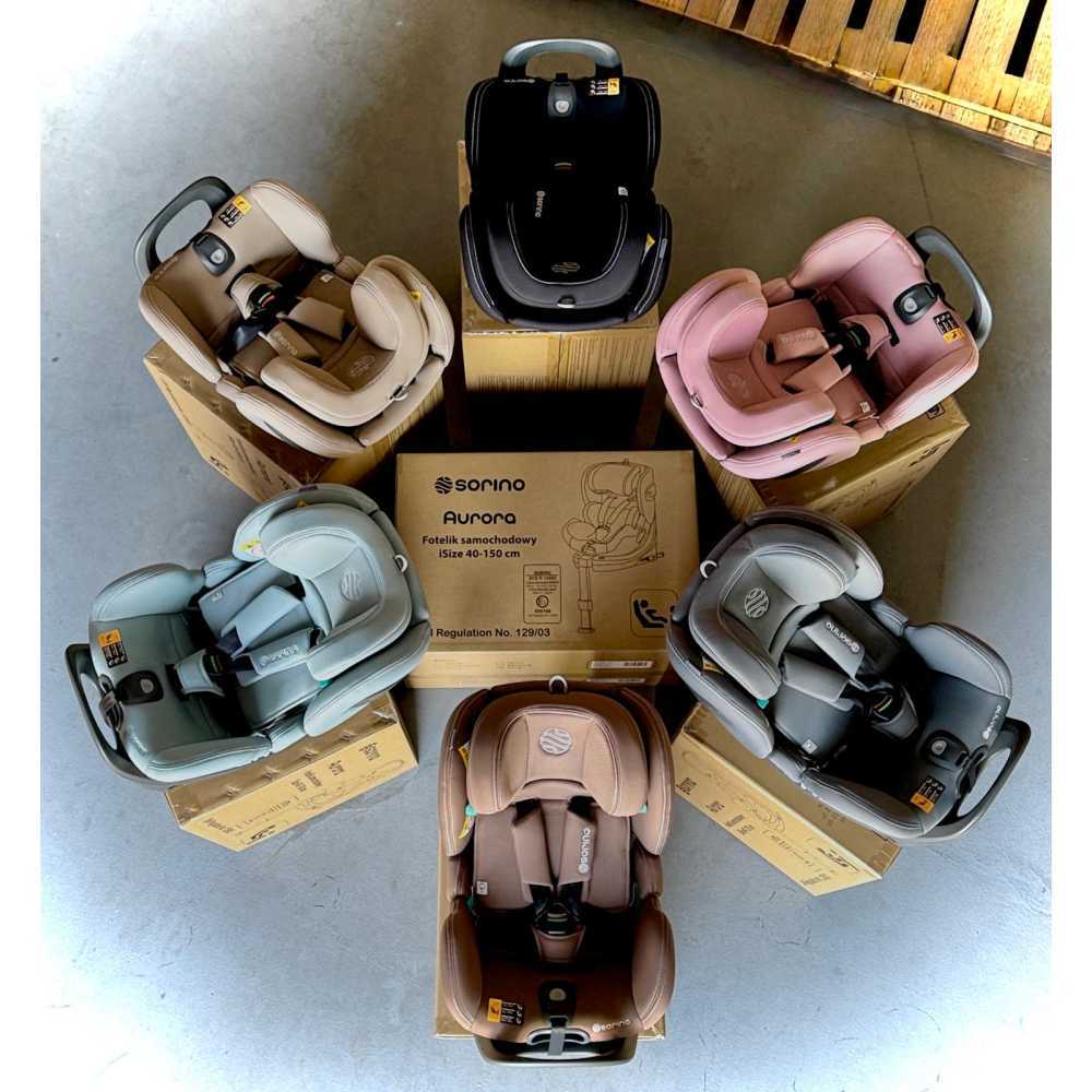Automobilinė kėdutė Sorino Aurora, 40-150 cm, Pink-Automobilinės kėdutės, 0-36 kg-e-vaikas