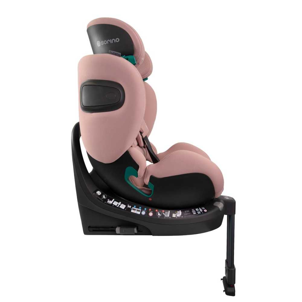 Automobilinė kėdutė Sorino Aurora, 40-150 cm, Pink-Automobilinės kėdutės, 0-36 kg-e-vaikas