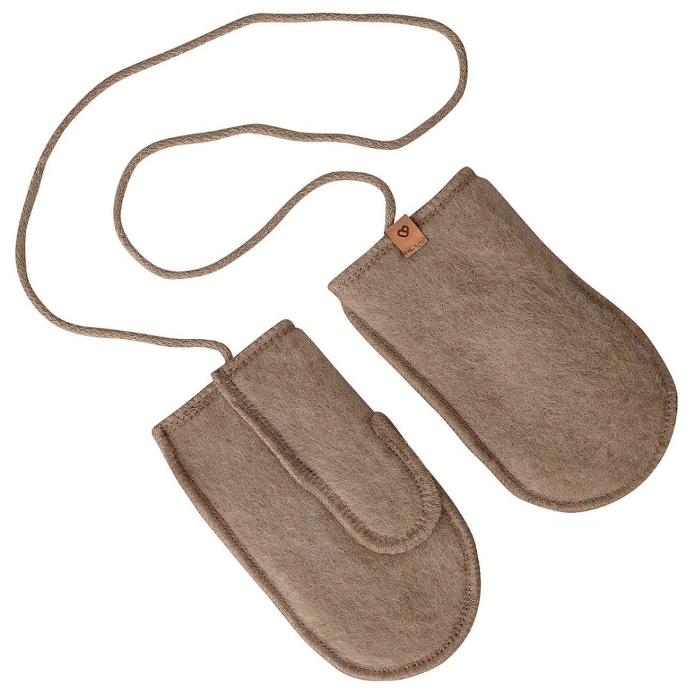 Wool kiddy hand muff Sierra 3-5y brown