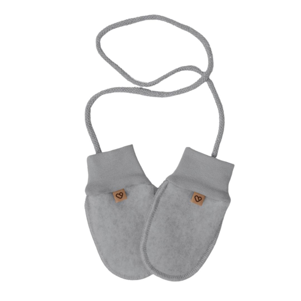 Wool kiddy hand muff Sierra 0-12m grey