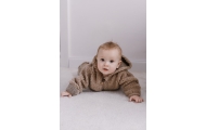 Wool romper suit Nevada 62/68 brown