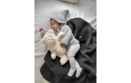 Wool romper suit Nevada 50/56 grey