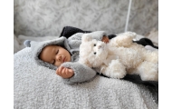 Wool romper suit Nevada 50/56 grey