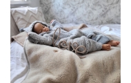 Wool romper suit Nevada 50/56 grey