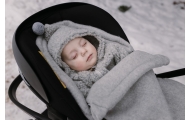 Wool romper suit Nevada 74/80 grey