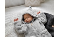 Wool romper suit Nevada 86/92 grey