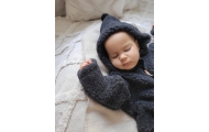 Wool romper suit Nevada 74/80 anthracite