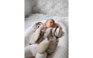 Wool baby vest Nevada 74/80 beige