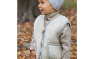 Wool baby vest Nevada 110/116 beige