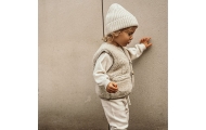 Wool baby vest Nevada 110/116 beige