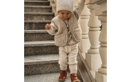 Wool baby vest Nevada 110/116 beige