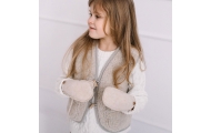 Wool baby vest Nevada 134/140 beige
