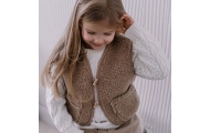 Wool baby vest Nevada 134/140 brown