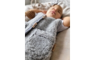 Wool baby vest Nevada 86/92 grey