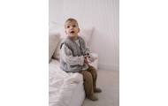 Wool baby vest Nevada 98/104 grey