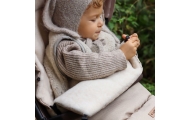 Wool baby vest Nevada 98/104 grey