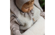 Wool baby vest Nevada 98/104 grey