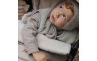 Wool baby vest Nevada 134/140 grey