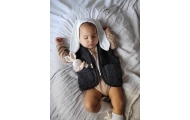 Wool baby vest Nevada 74/80 anthracite