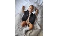 Wool baby vest Nevada 86/92 anthracite