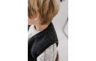 Wool baby vest Nevada 110/116 anthracite