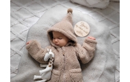 Wool coat Meri Nevada 62/68 brown