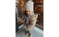 Wool coat Meri Nevada 122/128 brown