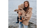 Wool coat Meri Nevada 122/128 brown