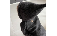 Wool coat Meri Nevada 134/140 anthracite