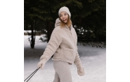 Wool coat for women Zoya Nevada L beige