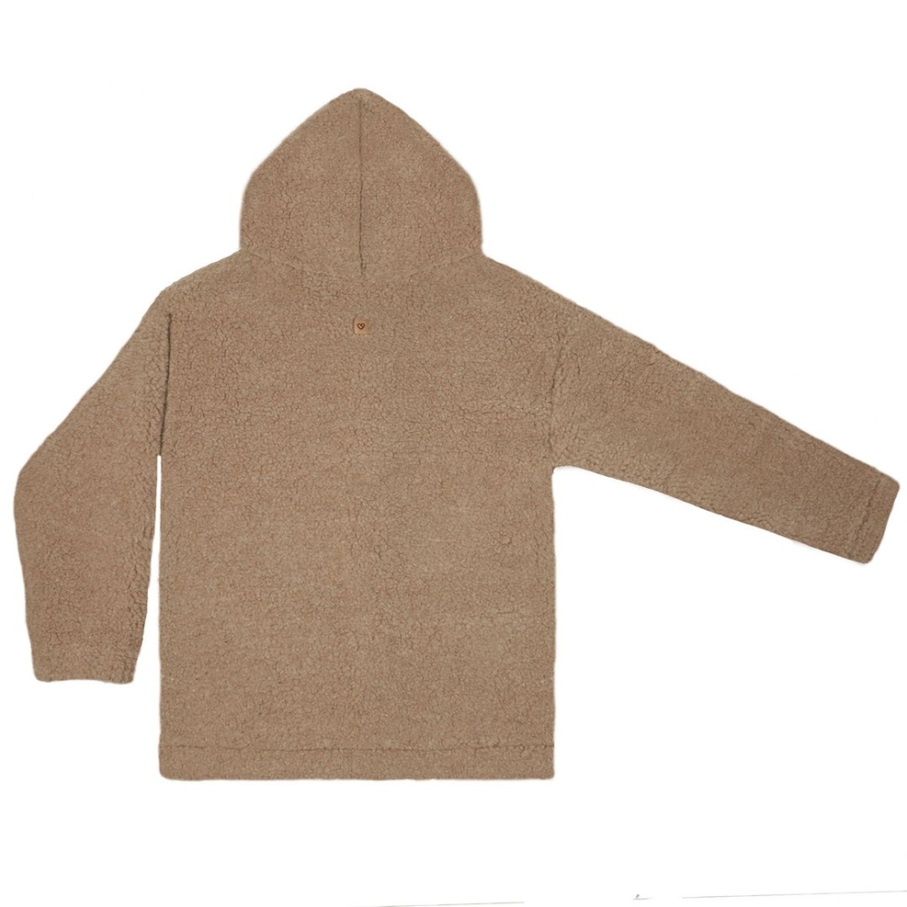 Moteriškas vilnonis paltas „Zoya Nevada M“, rudos spalvos-Drabužiai ir aksesuarai, Lauko rūbai-e-vaikas