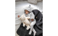 Wool blanket Nevada 100x150cm anthracite