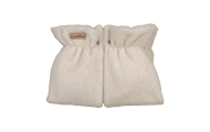 Wool two-parts hand muffs Sierra beige