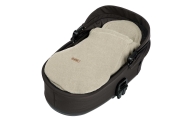 Wool footmuffs mini Sierra 0-18m beige