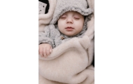 Wool footmuffs mini Sierra 0-18m beige