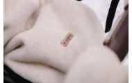 Wool footmuffs mini Sierra 0-18m beige