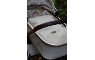 Wool footmuffs mini Sierra 0-18m beige