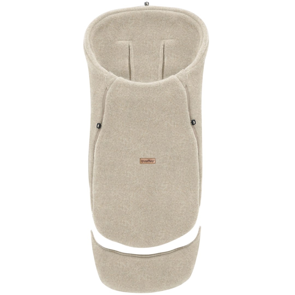Adjustable wool footmuffs Sierra 0-36m beige
