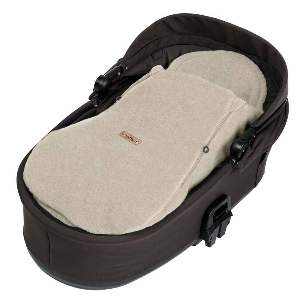 Adjustable wool footmuffs Sierra 0-36m beige