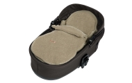 Wool footmuffs mini Sierra 0-18m brown