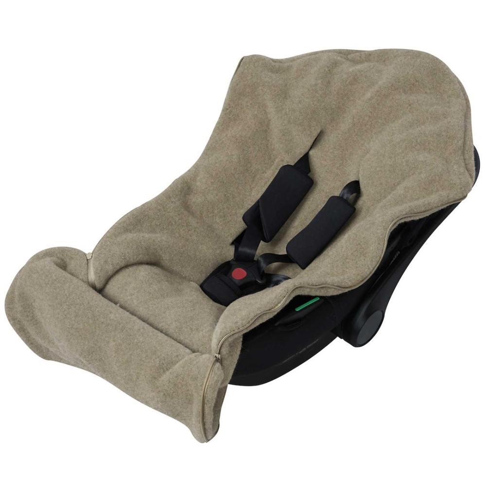 Wool footmuffs mini Sierra 0-18m brown