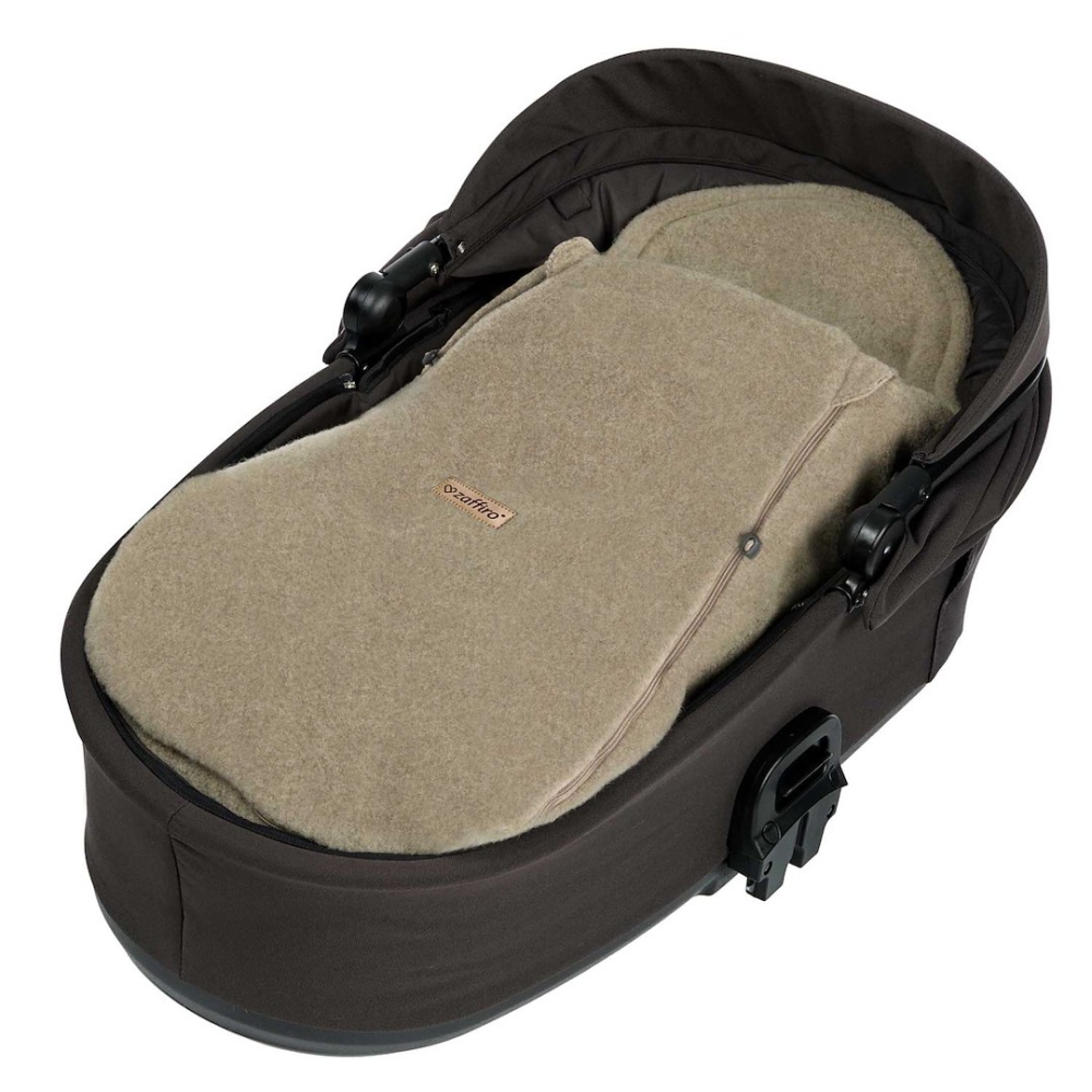Adjustable wool footmuffs Sierra 0-36m brown