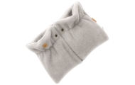 Wool two-parts hand muffs Sierra grey